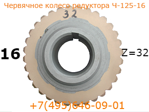 Червячное колесо редуктора Ч-125-16 Червячное колесо